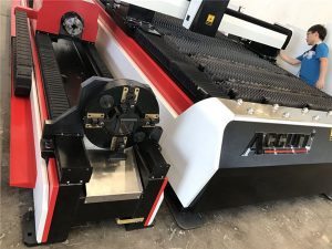 الألياف المعدنية مستقرة آلة القطع بالليزر ، cnc آلة القطع بالليزر المعدنية
